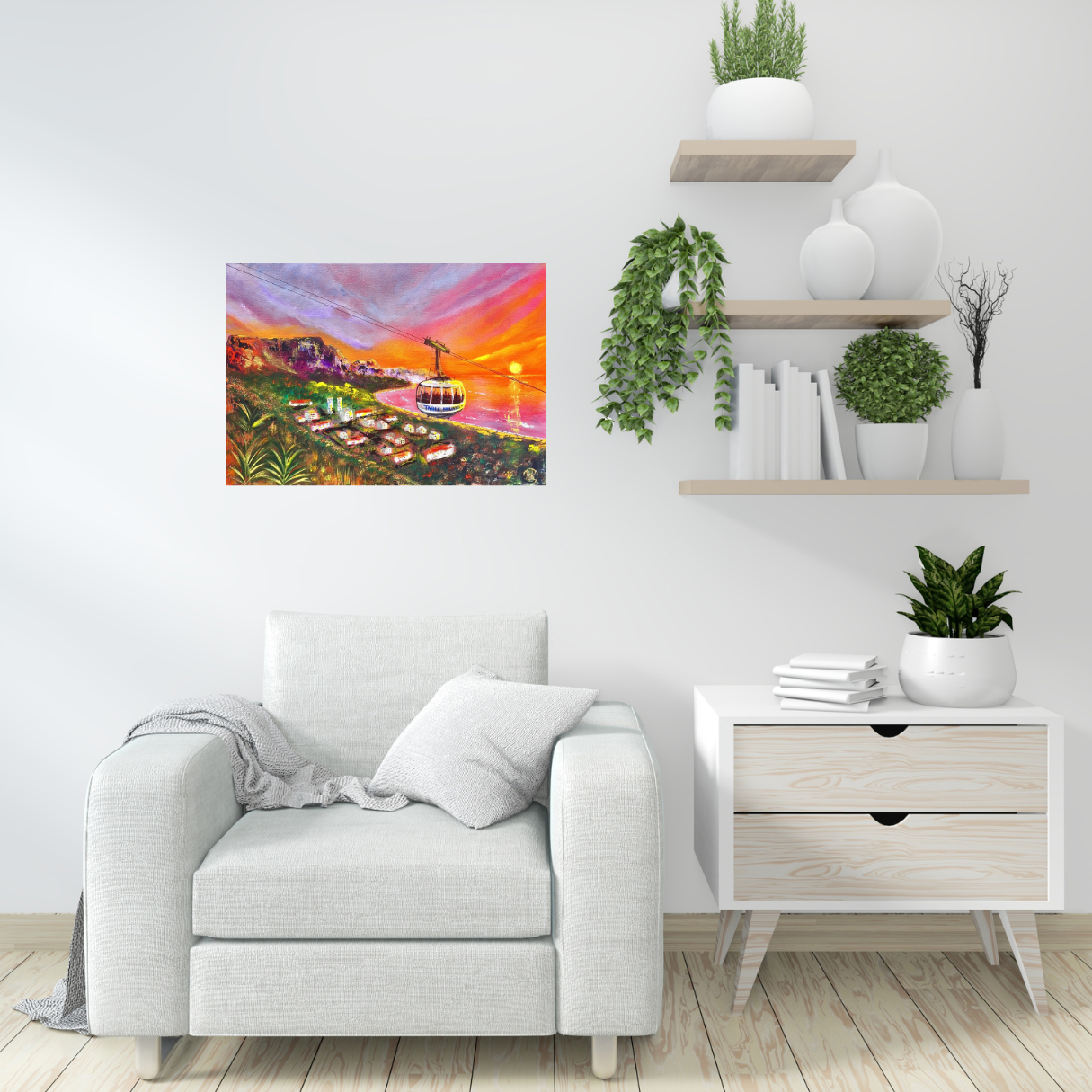 Marina K - Above the Atlantic (500mm x 360mm)