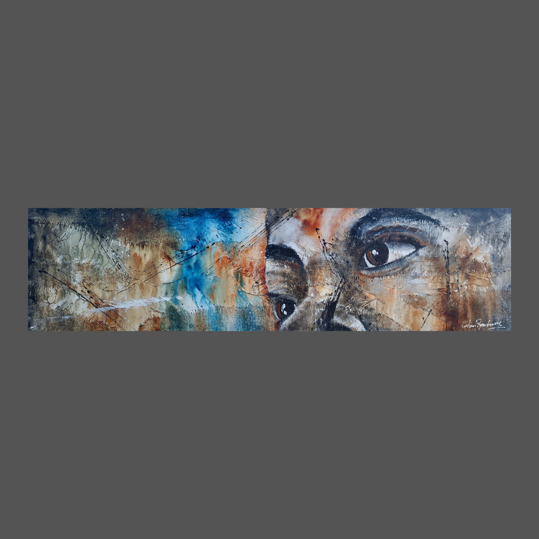 Paul van Rensburg - Acrylic on Stretched (1900mm x 500mm)