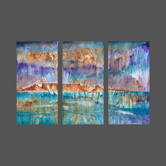Paul van Rensburg - Acrylic on Stretched (3 in 1 - Triptych)