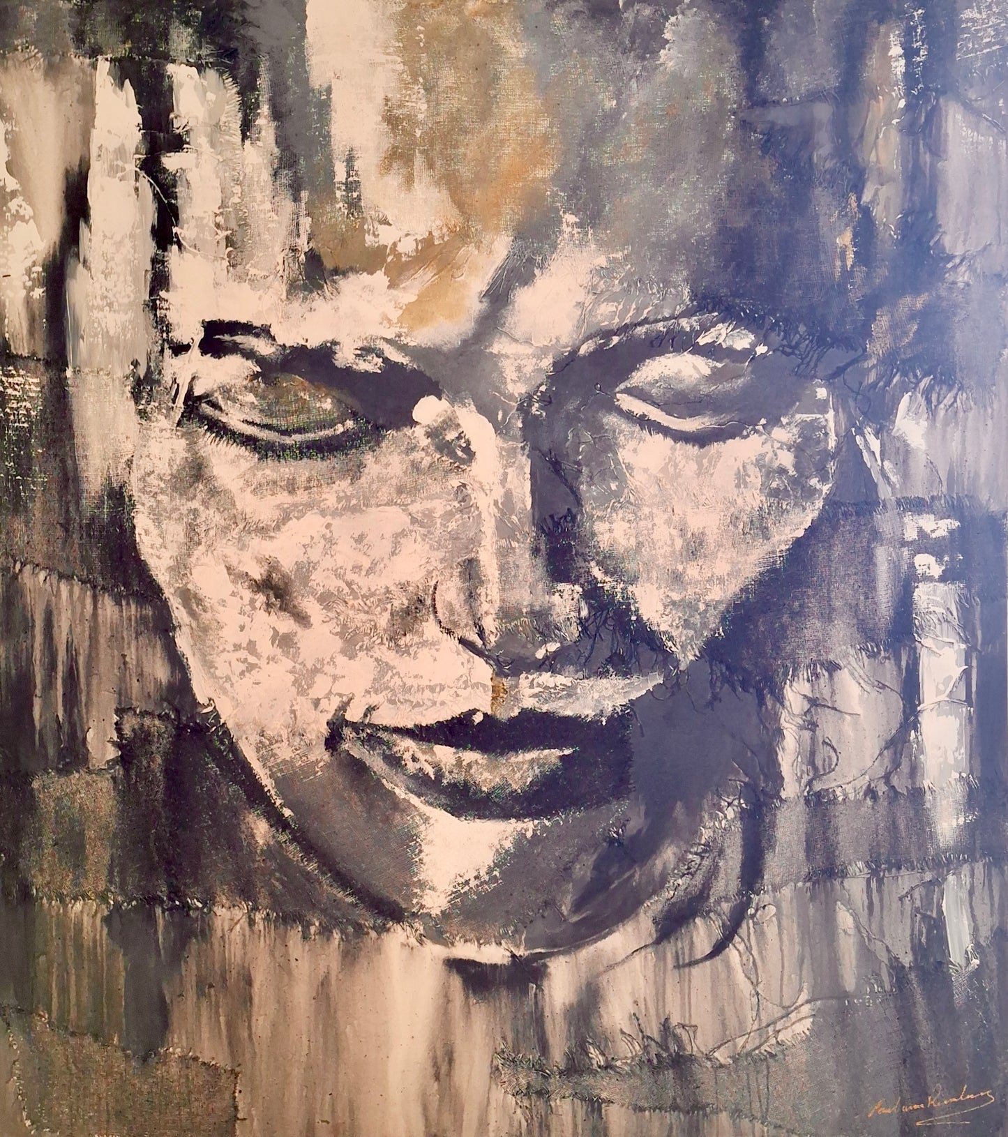 Paul van Rensburg - Acrylic on Stretched (1800mm x 1600mm)