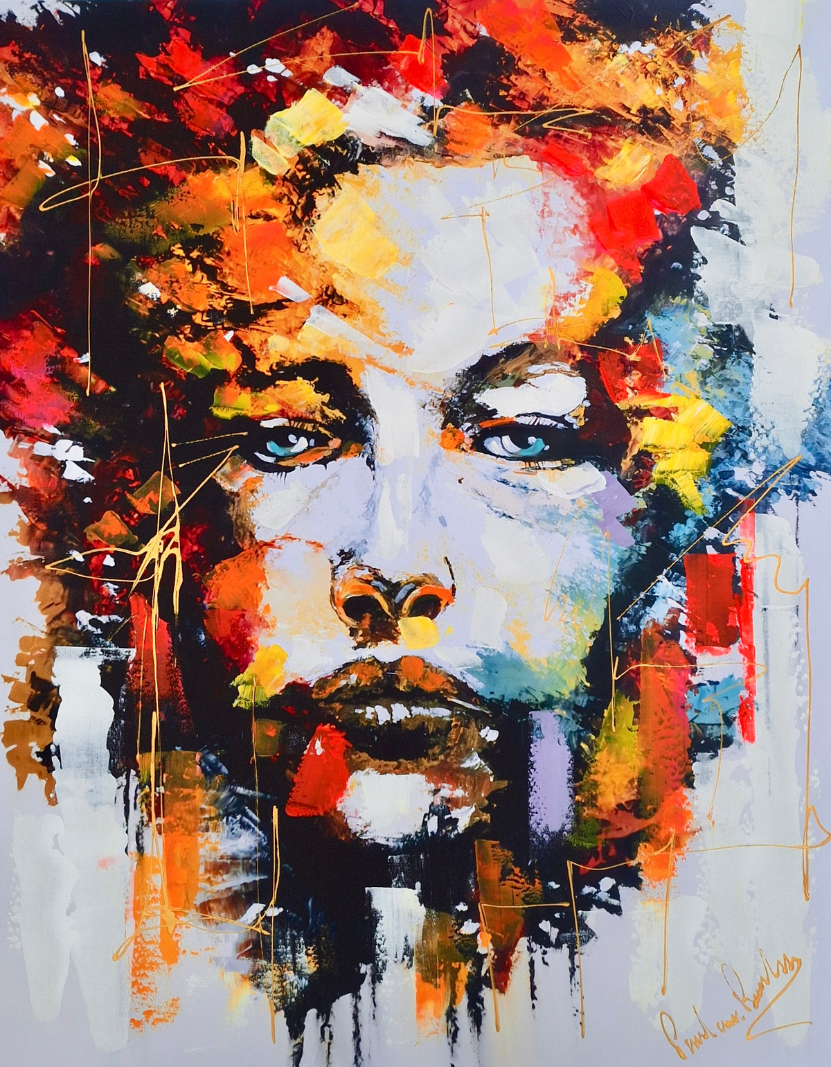 Paul van Rensburg - "Hand Embellished" (1058mm x 840mm)