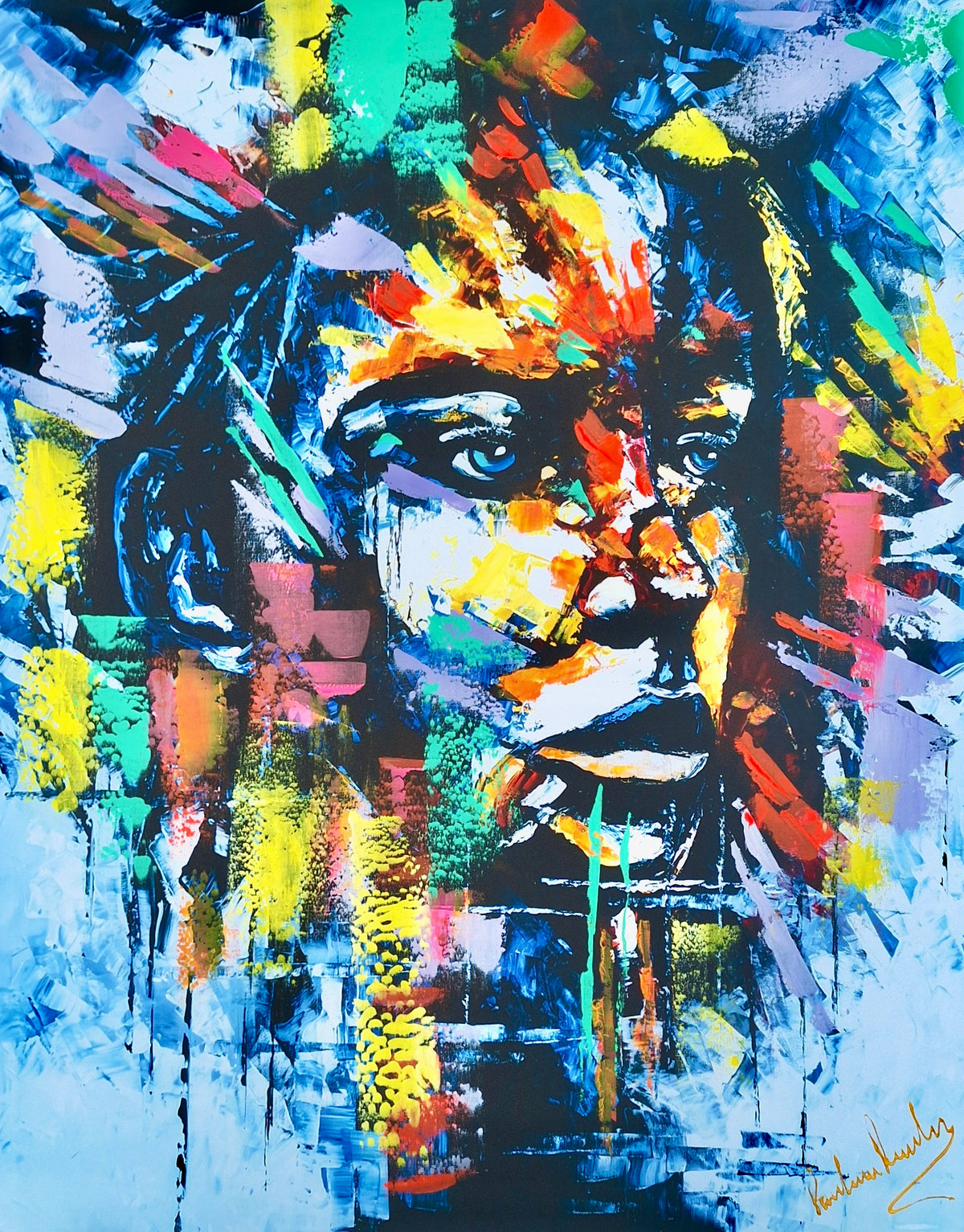 Paul van Rensburg - "Hand Embellished" (1058mm x 840mm)