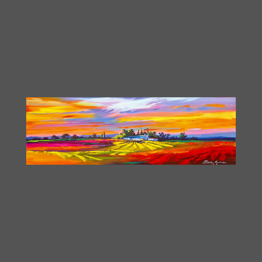 Manthata Solly Manthata - Oil & Acrylic on Canvas (1500mm x 500mm) – The ...