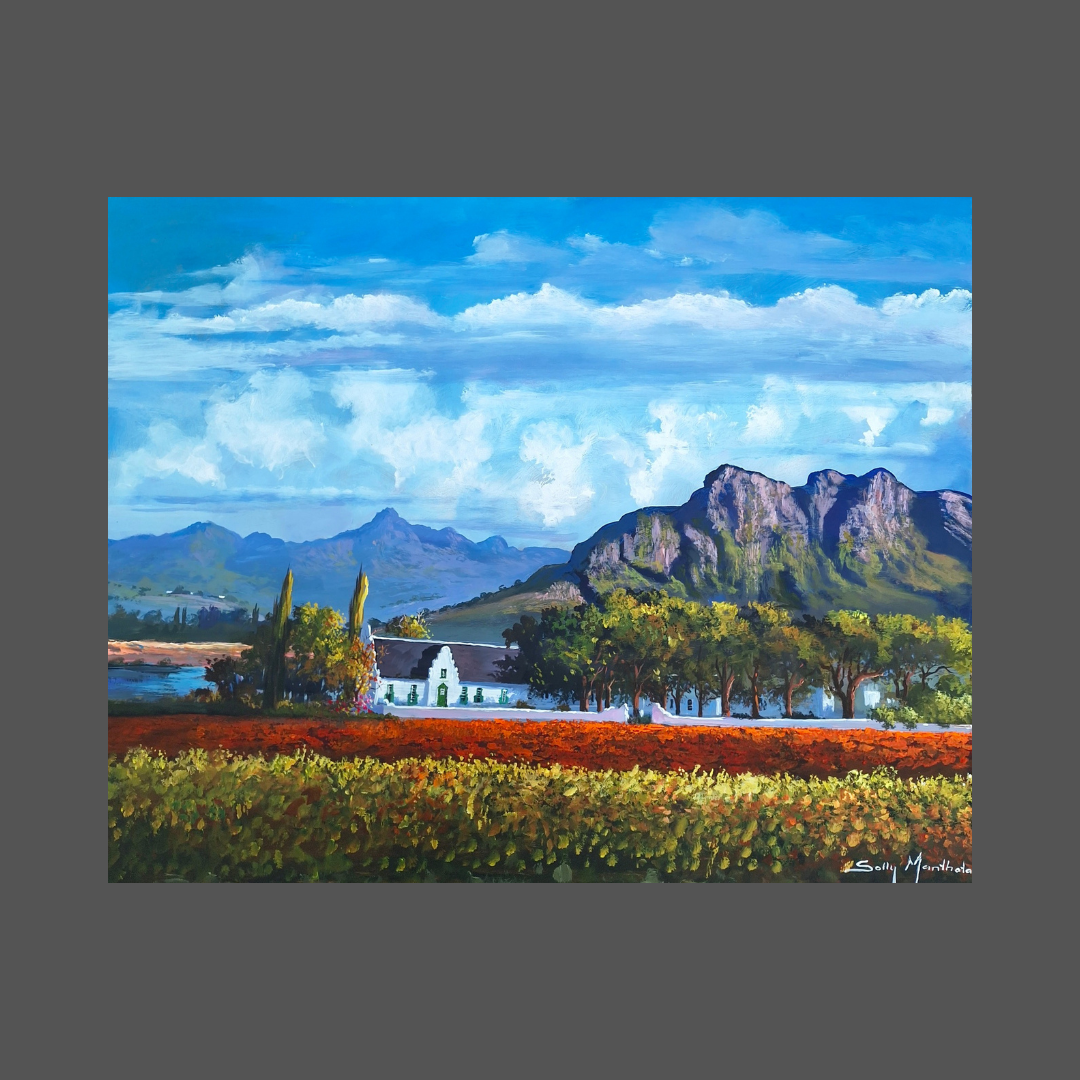 Manthata Solly Manthata - Oil & Acrylic on Panel – The Winelands Art Gallery