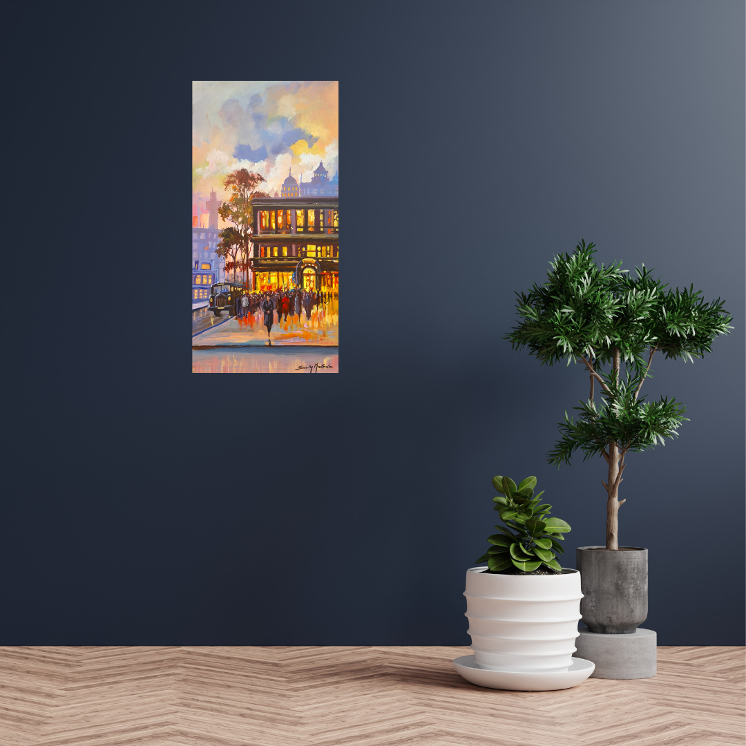 Manthata Solly Manthata - Oil & Acrylic on Panel (650mm x 340mm) – The Winelands ...