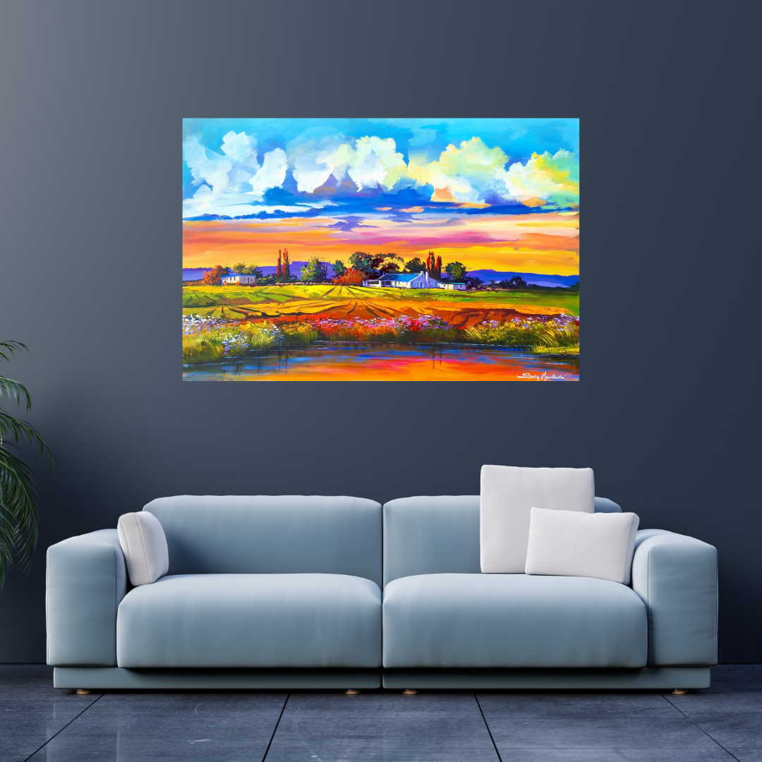 Solly Manthata - Oil & Acrylic on Panel (1200mm x 800mm)