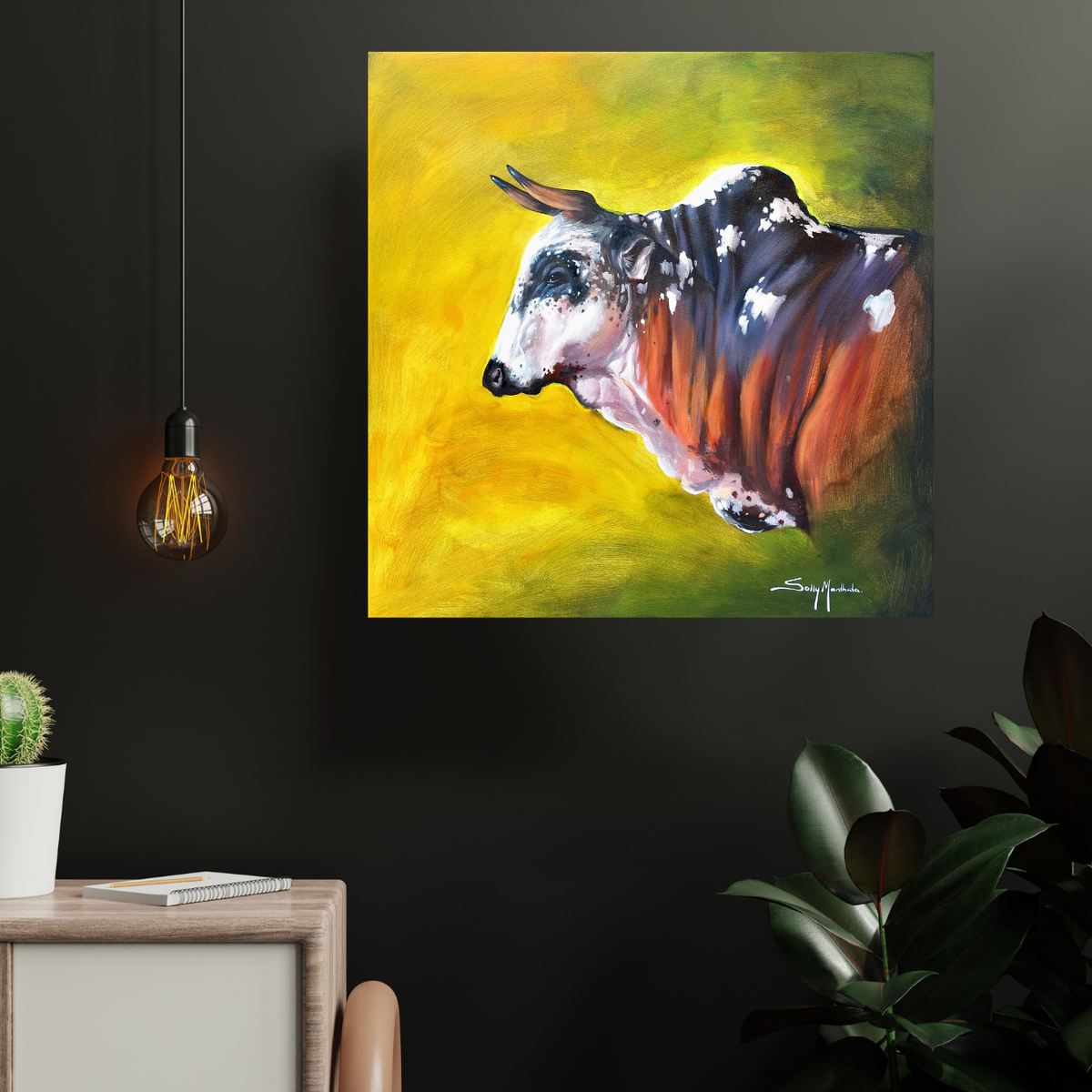 Solly Manthata - (700mm x 700mm)