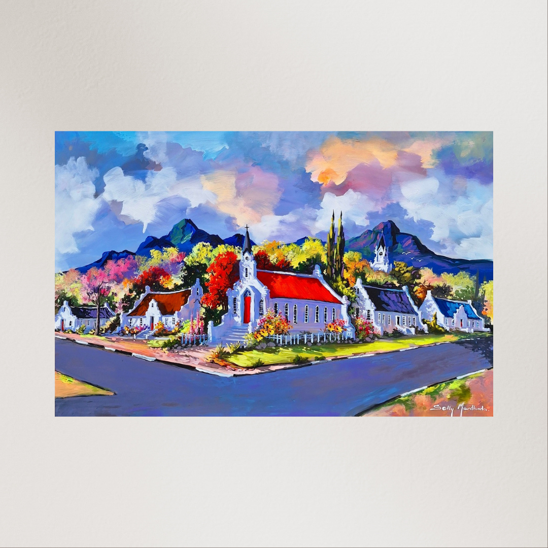 Print on Canvas - The Street Corner by Solly Manthata