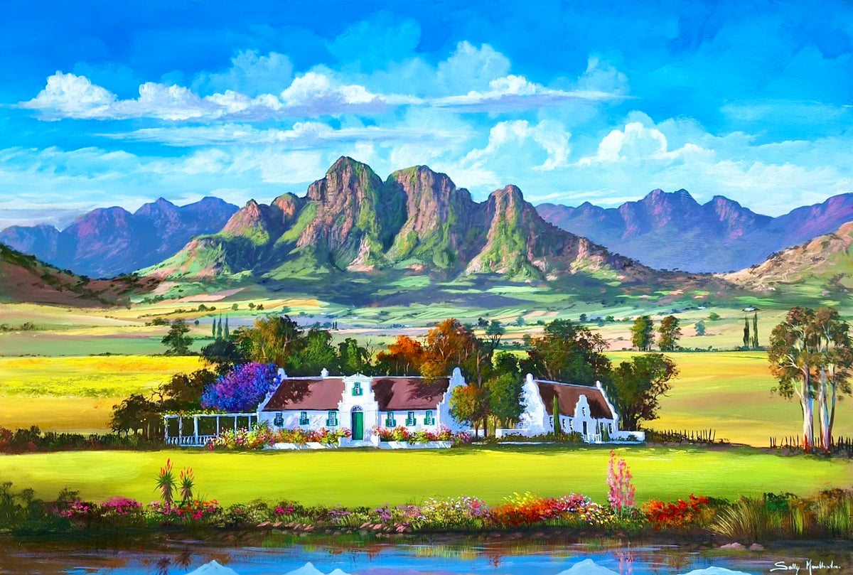 Manthata Solly Manthata - 1200mm x 800mm – The Winelands Art Gallery