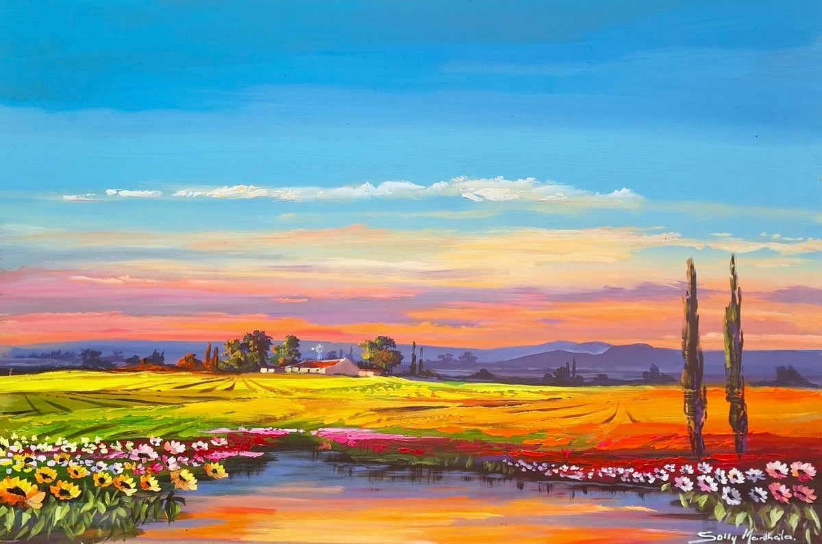 Manthata Solly Manthata - Oil & Acrylic on Panel (1200mm x 800mm) – The ...