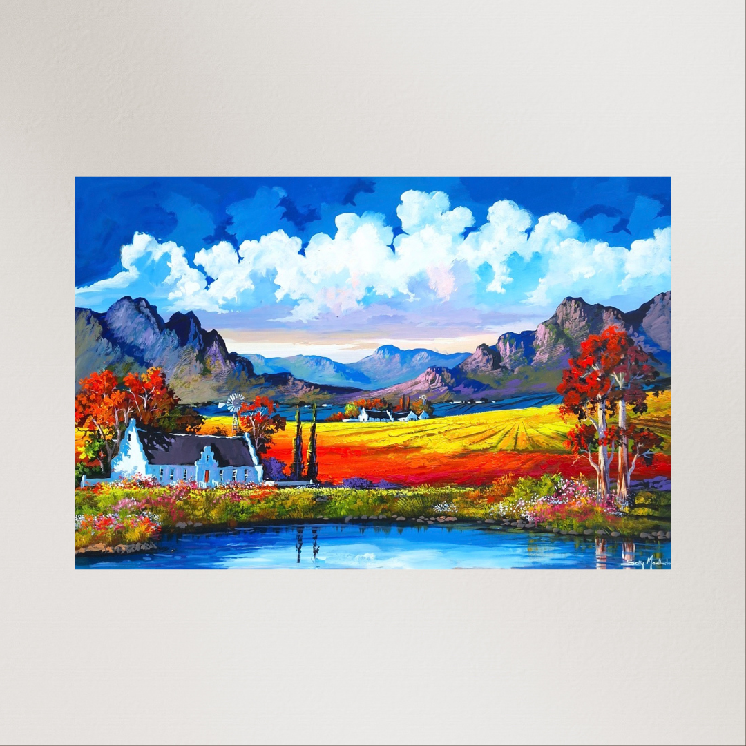 Manthata Solly Manthata - Oil & Acrylic on Panel – The Winelands Art Gallery