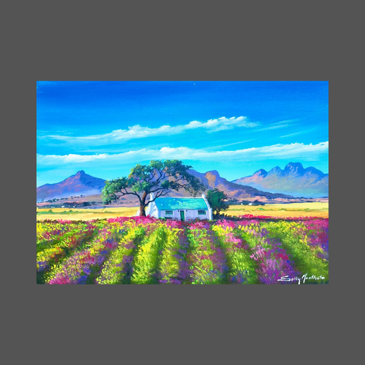 Solly Manthata - Oil & Acrylic on Stretched Canvas (400mm x 300mm)