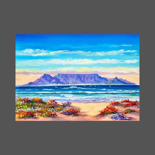 Solly Manthata - Oil & Acrylic on Stretched Canvas (400mm x 300mm)