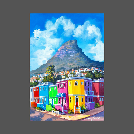 Solly Manthata - Oil & Acrylic on Stretched Canvas (400mm x 300mm)