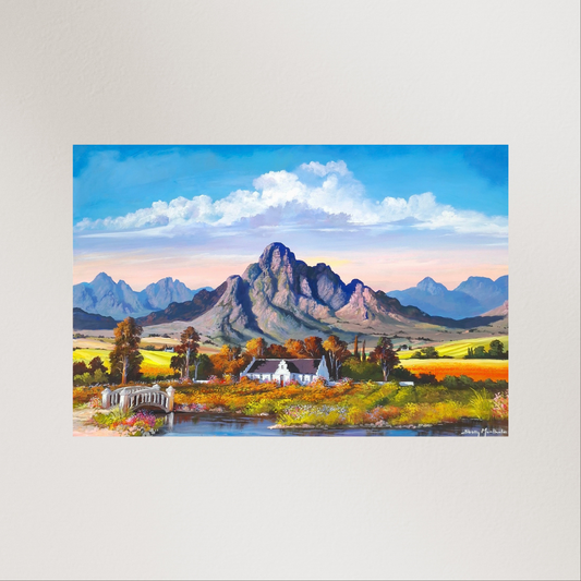 Print on Canvas - The Beautiful Cape by Solly Manthata