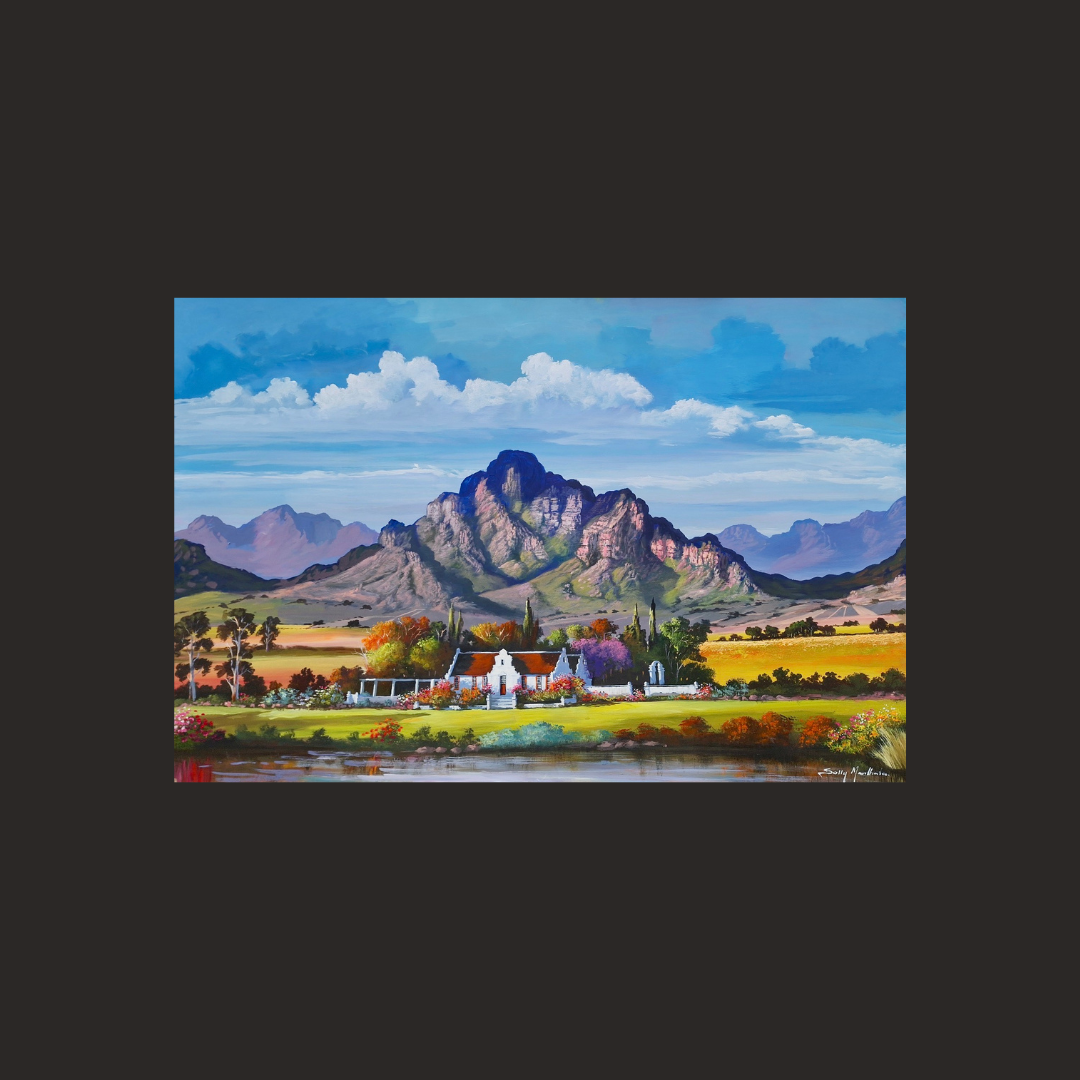 Print on Canvas - Classic Cape Winelands by Solly Manthata